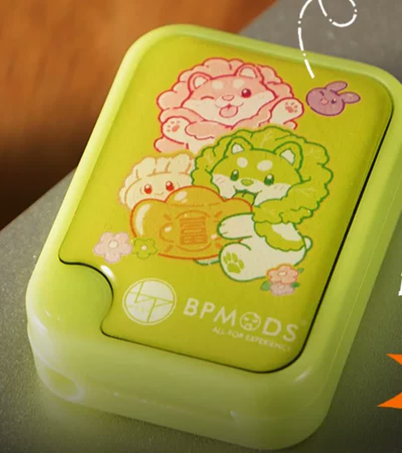 黄绿色 27 珠小水晶实拍参考